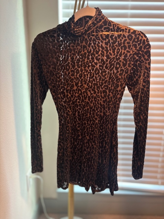 naked wardrobe Pants - Leopard Mesh Romper